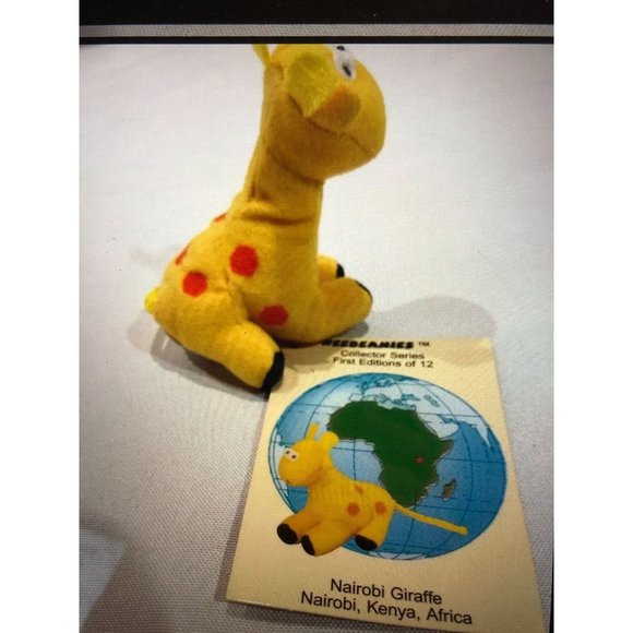 Weebeanies Collector Series Summer 1997 First Edition of 12 Mini Plush 3" - Picture 7 of 7